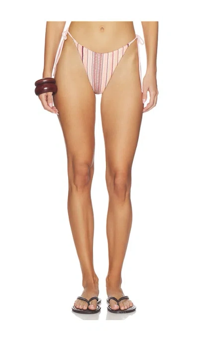 Peixoto Ari Skimpy Bikini Bottom In Pink