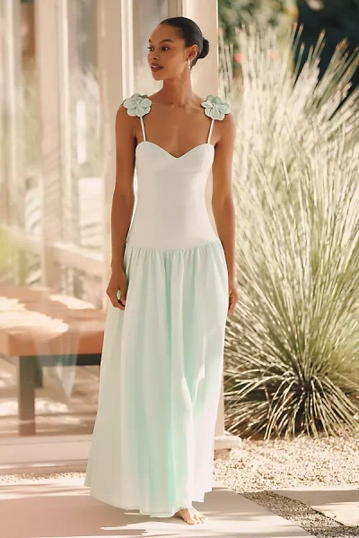 Peixoto Audrey Maxi Dress In Green