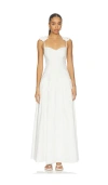 Peixoto Audrey Maxi Dress In White
