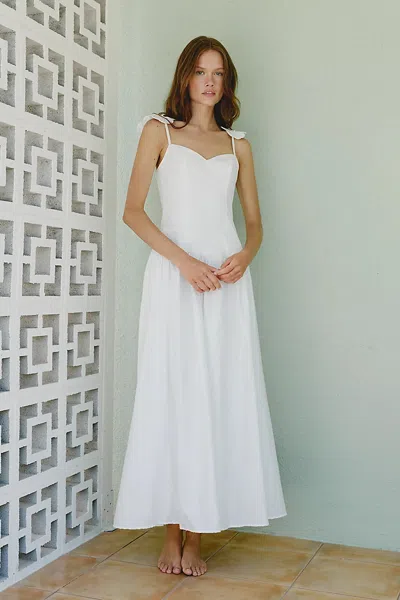 Peixoto Audrey Maxi Dress In White