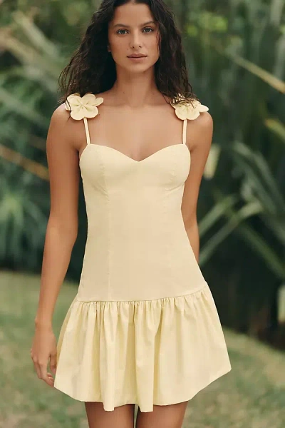 Peixoto Audrey Mini Dress In Yellow