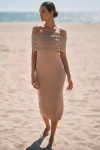 Peixoto Avril Knit Midi Dress In Gray