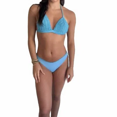 Peixoto Bella Full Bikini Bottom In Blue