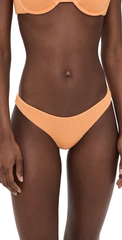 Peixoto Bella Full Swim Bottoms Apricot In Orange