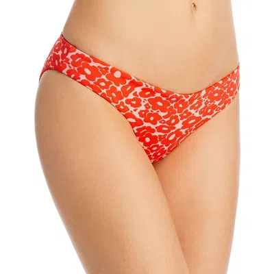Peixoto Bella Womens Low-rise Swim Bottom Separates In Red