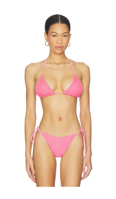 Peixoto Benji Bikini Top In Pink