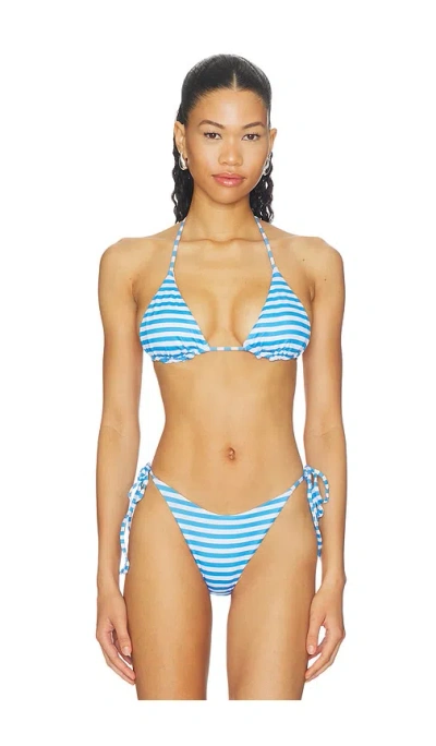 Peixoto Benji Bikini Top In Blue