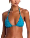 Peixoto Tonie Seashell Print Bikini Bottom - Exclusive In Teal Athena