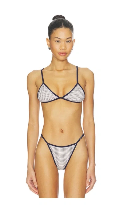 Peixoto Bomba Bikini Top In White
