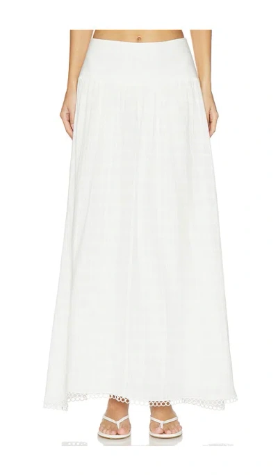 Peixoto Camila Maxi Skirt In White