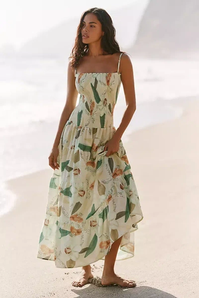 Peixoto Clementine Sleeveless Dress In Green