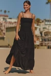 Peixoto Clementine Tiered Maxi Dress In Black