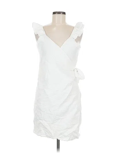 Pre-owned Peixoto Cocktail Dress In White