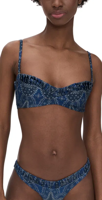 Peixoto Emmy Bikini Top Bandana Dandy