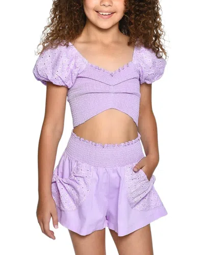 Peixoto Enzo Short Set In Purple