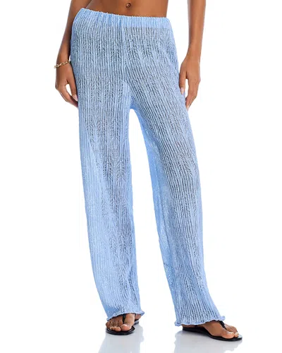 Peixoto Evy Cover-up Pants In Blue Weave