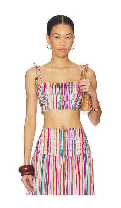 Peixoto Ezra Cropped Top In Purple