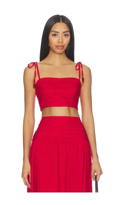 Peixoto Ezra Top In Red