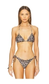 Peixoto Fifi Bikini Top In Wild One