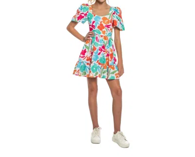 Peixoto Kids' Girls Floral Mini Dress In Multi