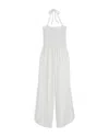 Peixoto Girls' Harriet Halter Sleeveless Jumpsuit - Big Kid In White