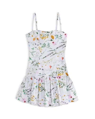 Peixoto Girls' Paisley Mini Dress - Big Kid In White