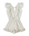Peixoto Girls' Raja Romper - Big Kid In White