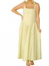 Peixoto Harlow Maxi Dress In Matcha In Yellow