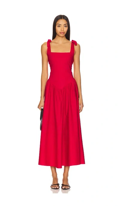 Peixoto Harlow Maxi Dress In Red