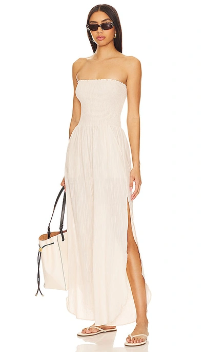 Peixoto Harriet Jumpsuit In Beige Canvas