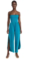 Peixoto Harriet Jumpsuit Teal Iris In Teal Iris