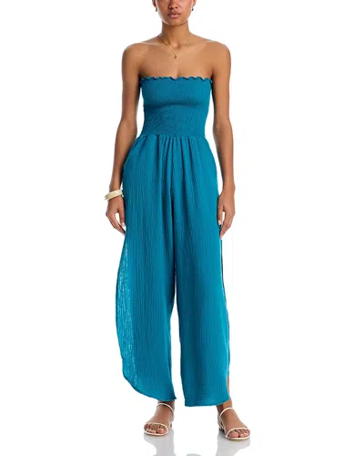 Peixoto Harriet Jumpsuit In Teal Iris