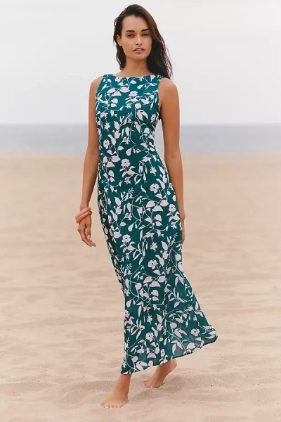 Peixoto Hazel Sleeveless Maxi Dress In Green