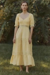 Peixoto Isabella Midi Dress In Sand