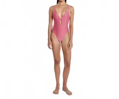 Peixoto Isla One Piece Swimsuit In Coral In Pink