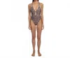 Peixoto Isla One Piece Swimsuit In Wild One Leopard In Animal Print