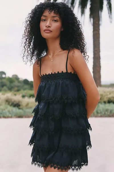 Peixoto Jani 100% Cotton Mini Dress In Multi