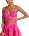 Peixoto Jasmine Resort Top In Pink Passion