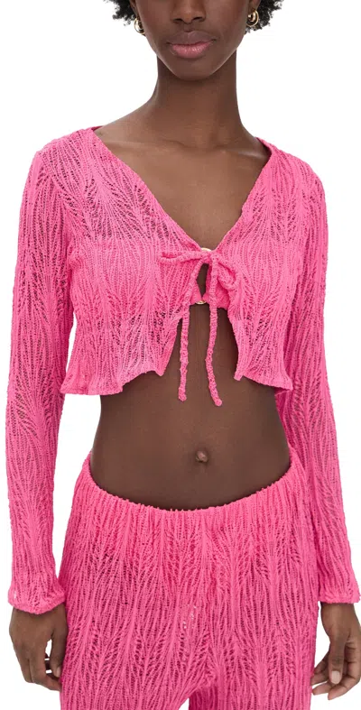 Peixoto Jesse Top Pink Weave