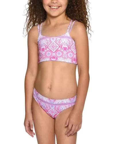 Peixoto Kids' Jojo Bikini Set In Pink