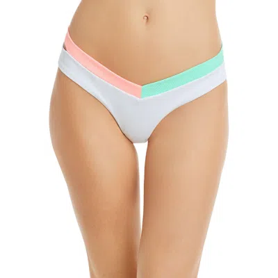 Peixoto Jolie Womens Cut-out V-front Swim Bottom Separates In Multi