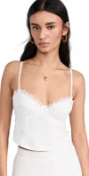 Peixoto Josie Cami White In White
