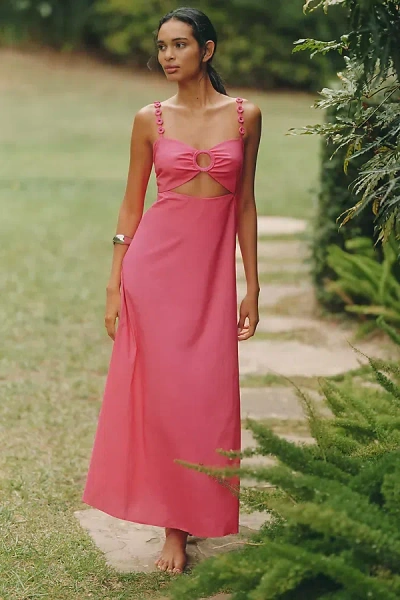 Peixoto Kenny Maxi Dress In Pink