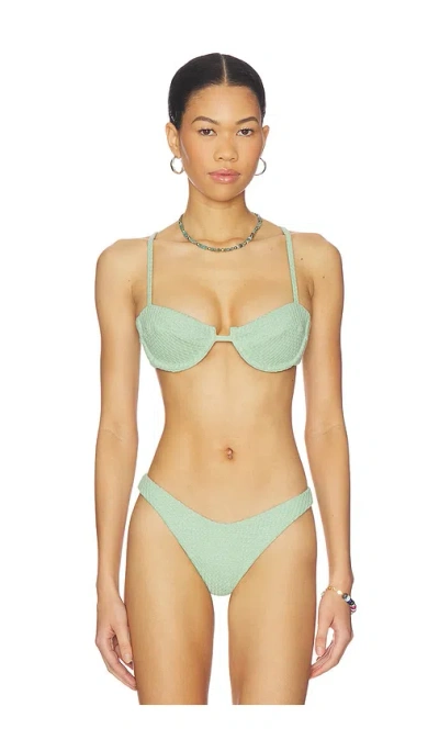 Peixoto Lara Bikini Top In Green