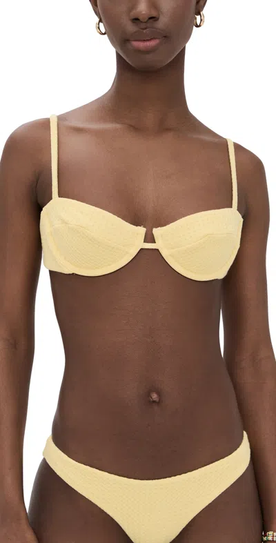 PEIXOTO LARA BIKINI TOP HONEYCOMB QUEEN