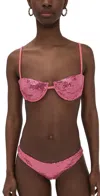 Peixoto Lara Underwire Bikini Top In Legally Coral