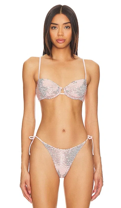 Peixoto Lara Bikini Top In Renaissance Rose