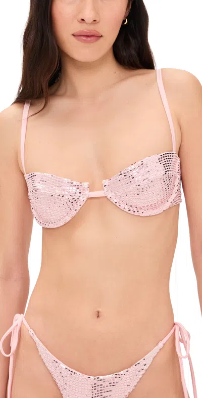 Peixoto Lara Bikini Top Renaissance Rose In Pink