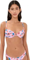 Peixoto Lara Bikini Top Rosie Revival In Rosie Revival