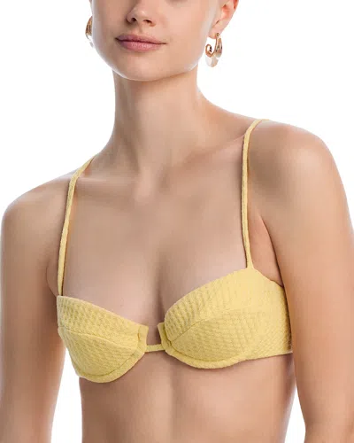 Peixoto Lara Underwire Bikini Top In Honeycomb Queen